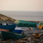 Barconi naufragati sulle spiagge di Lampedusa
