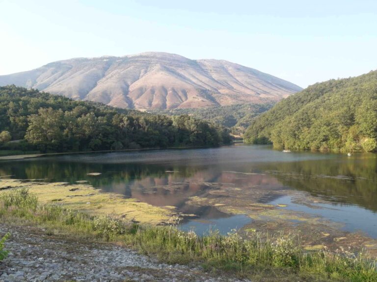 on the road in albania