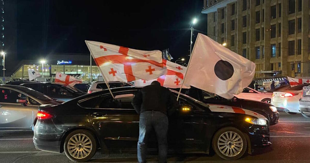 Protesta contro i brogli elettorali a Tbilisi