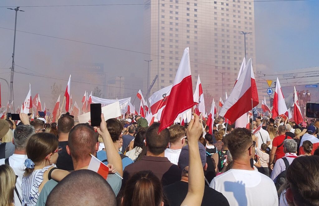 Manifestazione a Varsavia, Varsavia. Meridiano13/Oscar Luigi Guccione