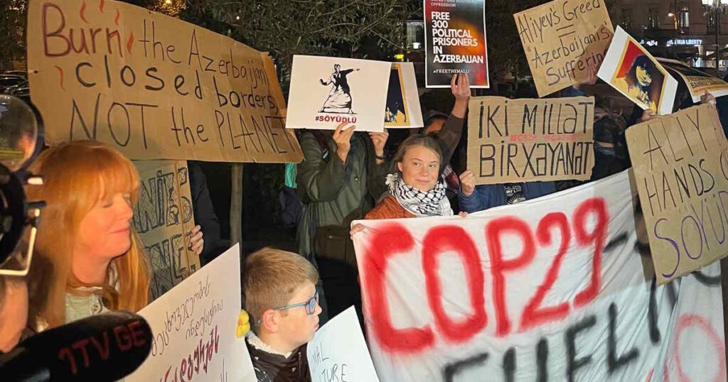 Greta Thunberg a Tbilisi 