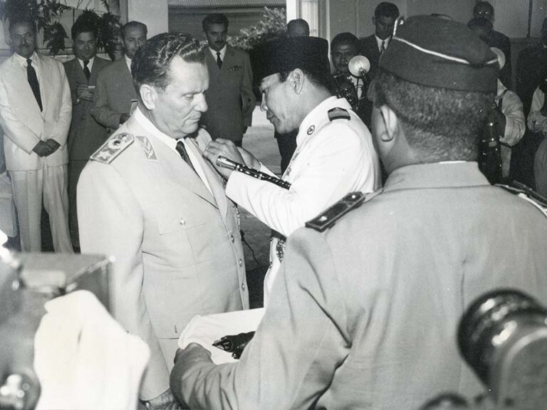 Tito in visita in Indonesia nel 1959