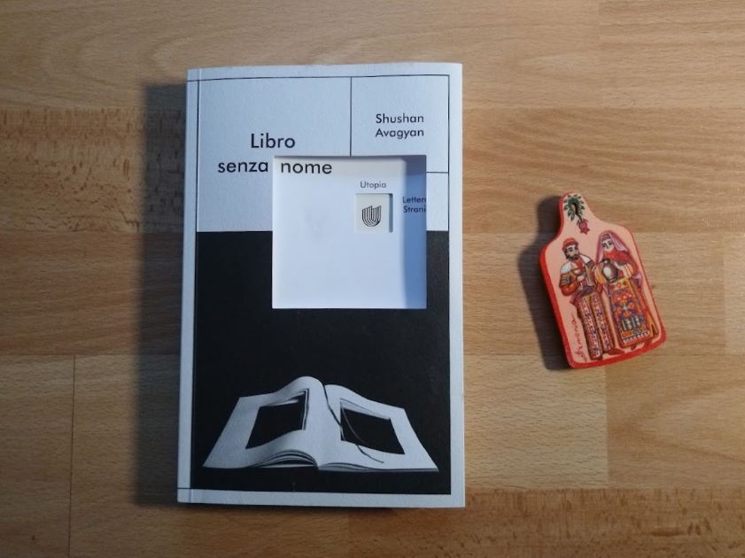 Copertina di “Libro senza nome” di Shushan Avagyan.