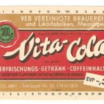 Etichetta Vita cola, bevanda socialista della DDR