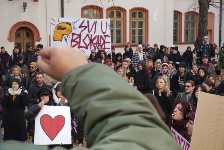 Proteste in Serbia, Facoltà di Belgrado